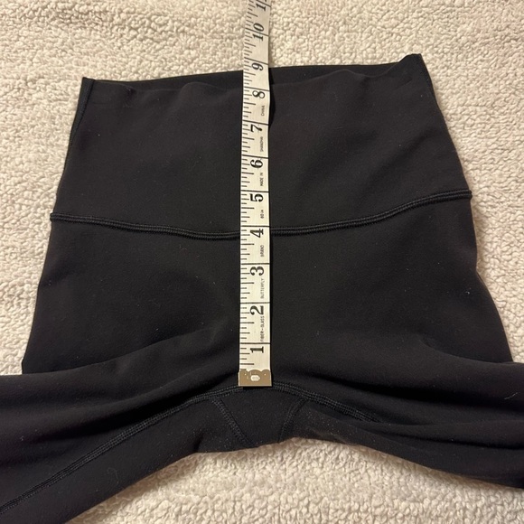 Lululemon Black Wunder Under Crop Hi-Rise Full-On Luon Leggings - Picture 10 of 13